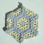 Grey & Yellow Potholder