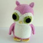Pink Owl Stuffie