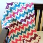 Chevron Style Baby Blanket