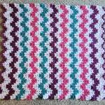 Chevron Style Baby Blanket